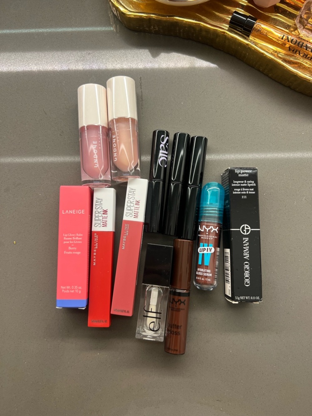 Lip make up assortment